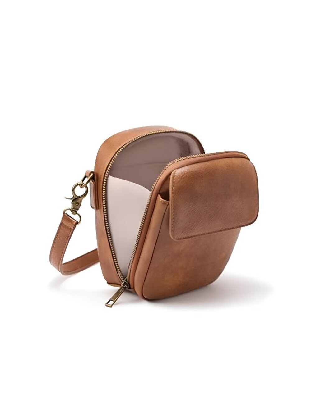 Small Vintage Crossbody Bag, Vegan Leather Cell Phone Purse for Women